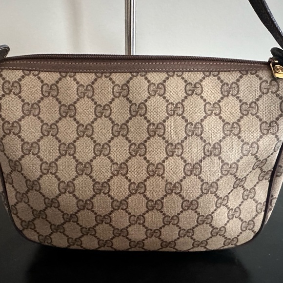 Authentic Gucci Coated Canvas Handbag Purse Crossbody - Picture 5 of 16